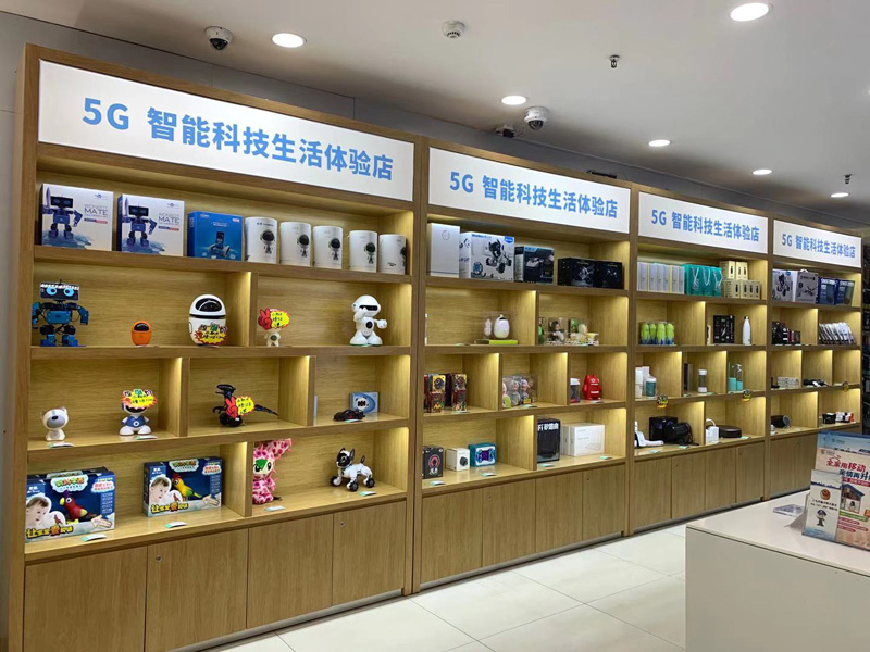 移動(dòng)5G智能科技體驗(yàn)館展柜