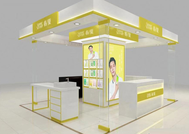 化妝品展柜定做化妝品展示柜